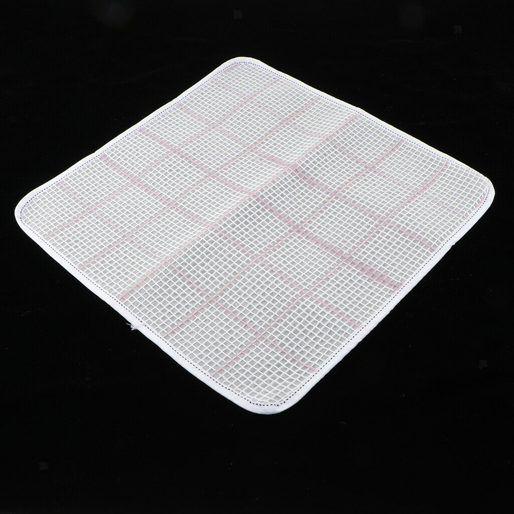 2 Pack White Square Latch Hook Rug Canvas Mat Tapestry DIY Crafts 18in 15in