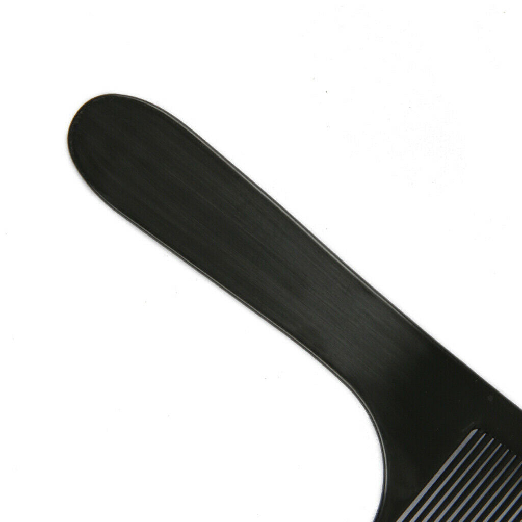 2x Plastic Curved Hair Clipper Cutting Comb Barber Salon Flat Top For Men