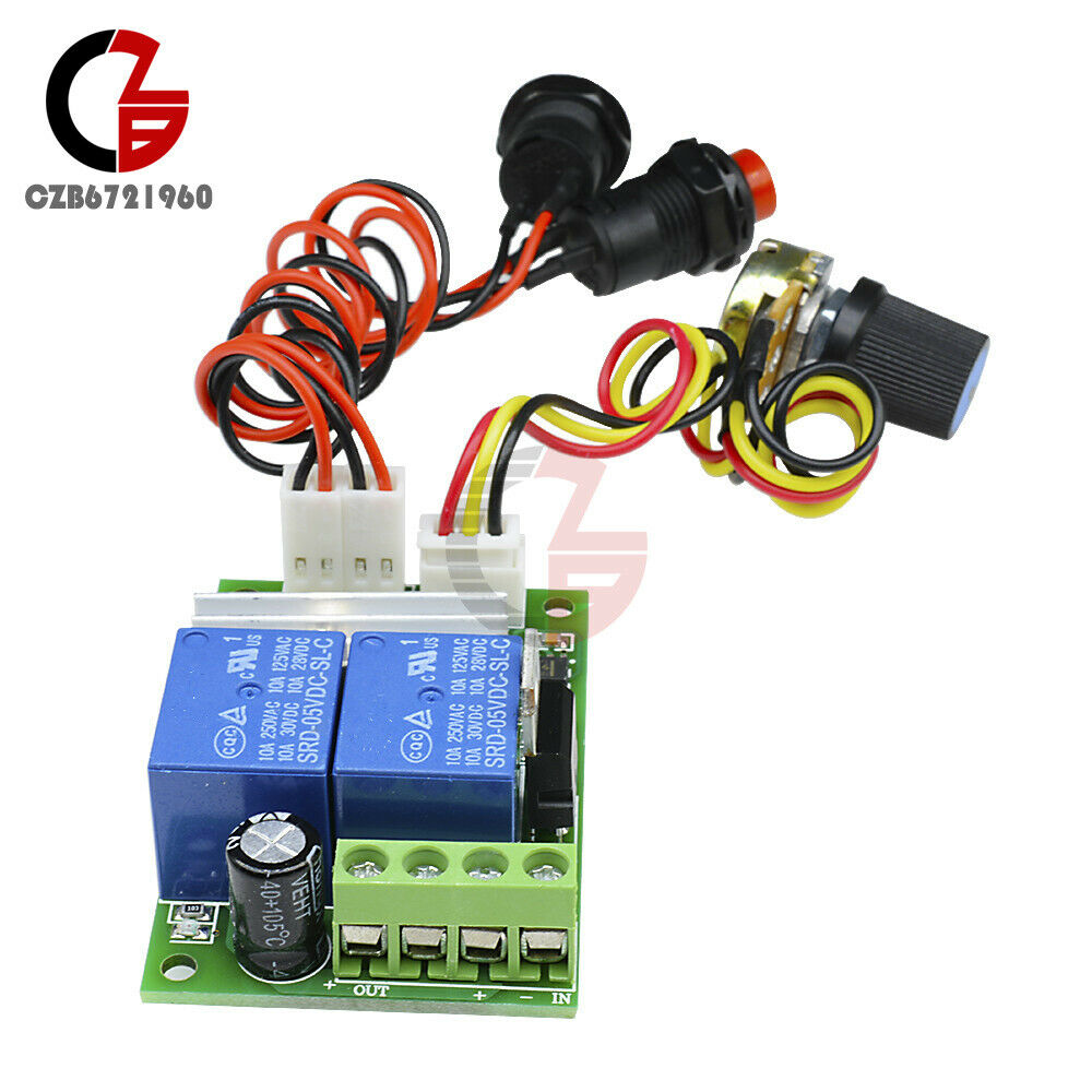 6V-24V 3A DC Motor Speed Control Controller PWM Regulator Reversible Switch