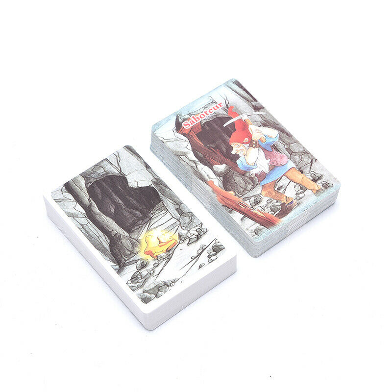 2021 Saboteur 1 Card Game full English Jogos De Tabuleiro Dwarf Miner Duel Board