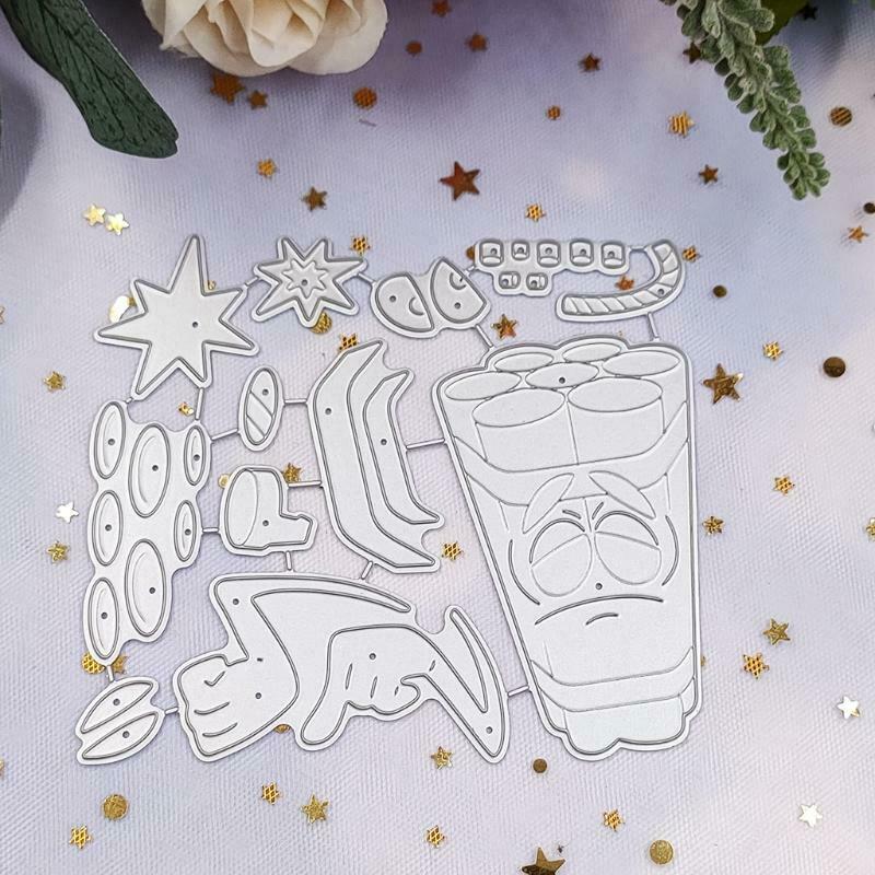 Firecracker Metal Cutting Dies Stencil DIY Scrapbook Album Paper Card Template