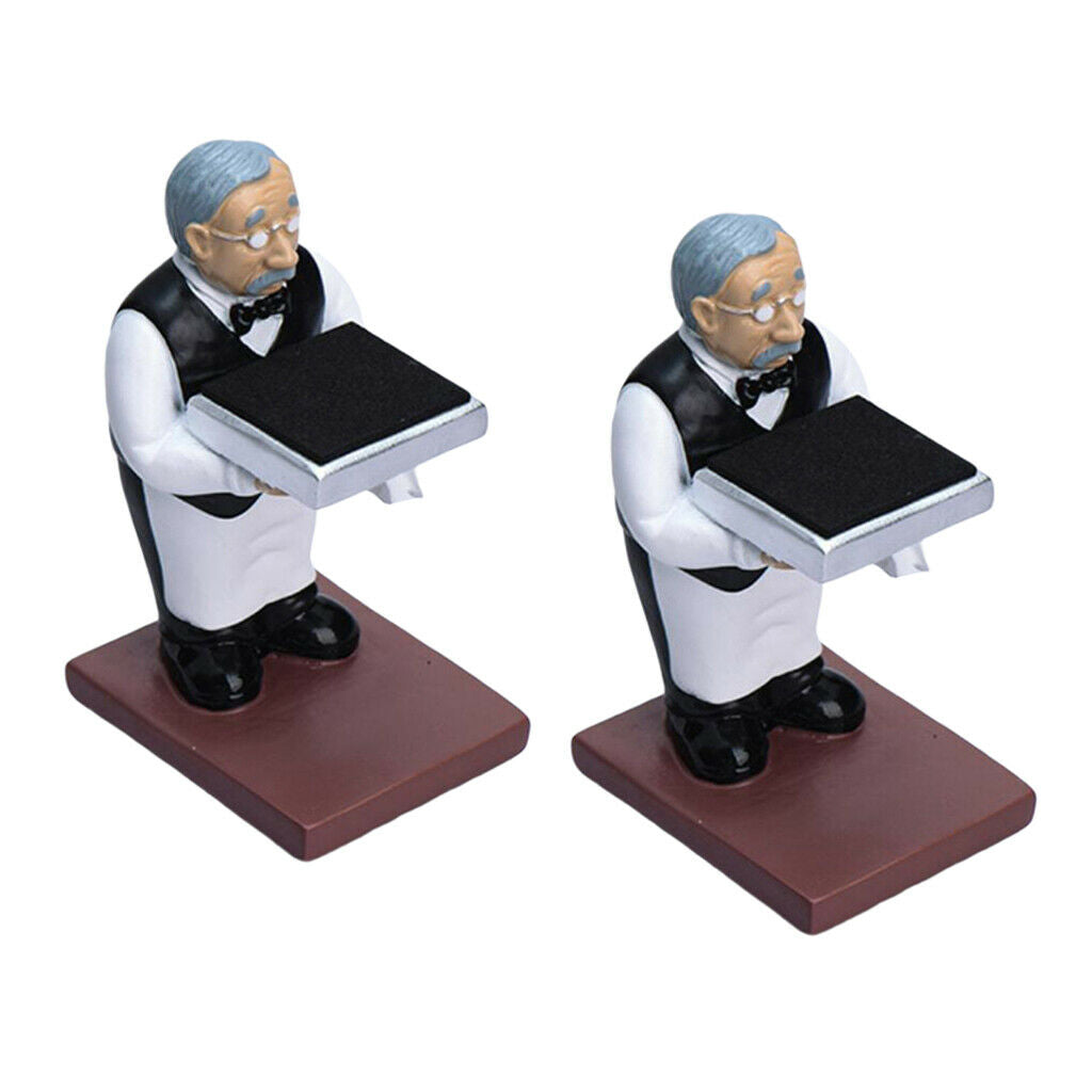 2Pieces Creative My Old Housekeeper Watch Stand Box Earrings Jewelry Gift