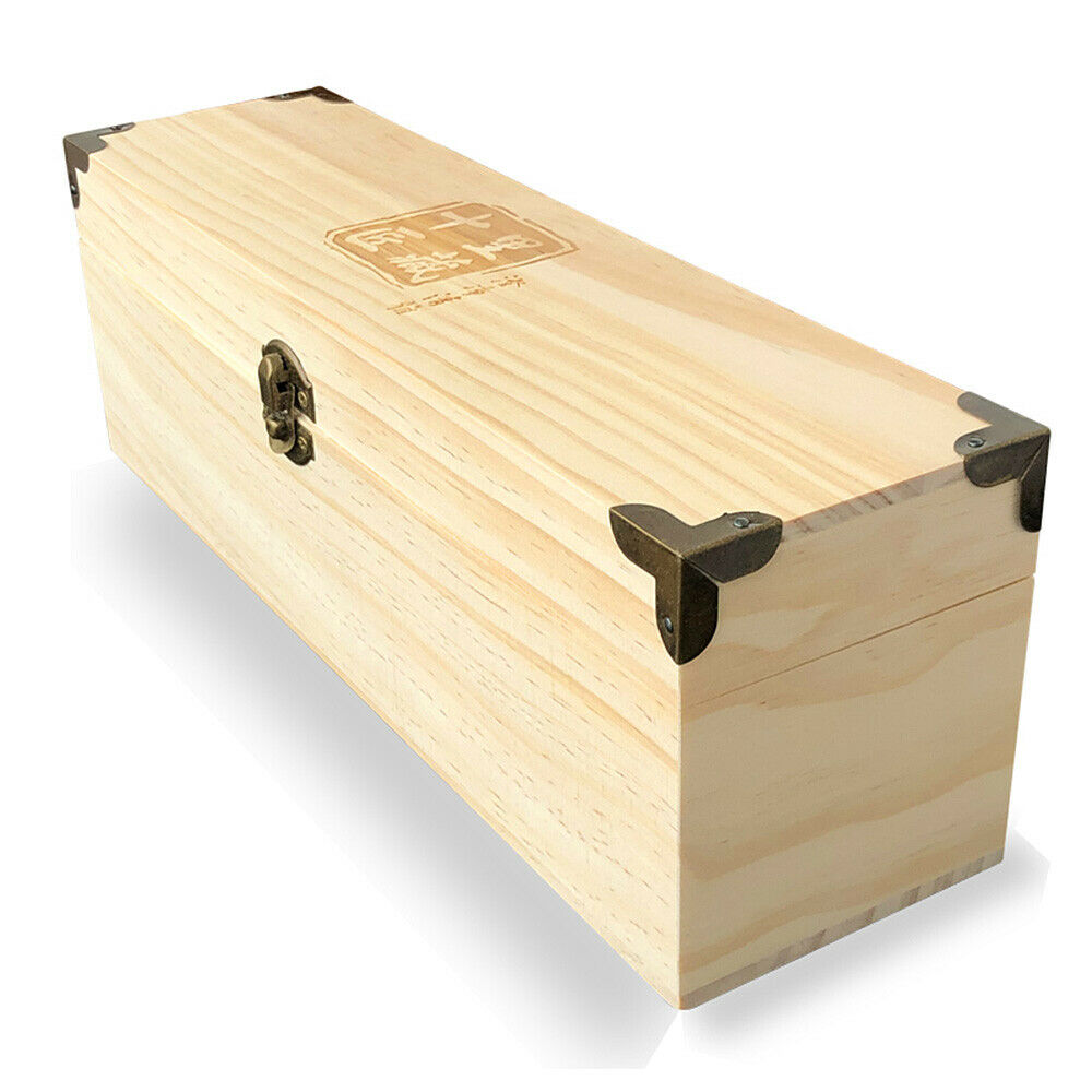 Wooden Storage Box for 20 Rating Coins Capsules Collection Holder Display Case