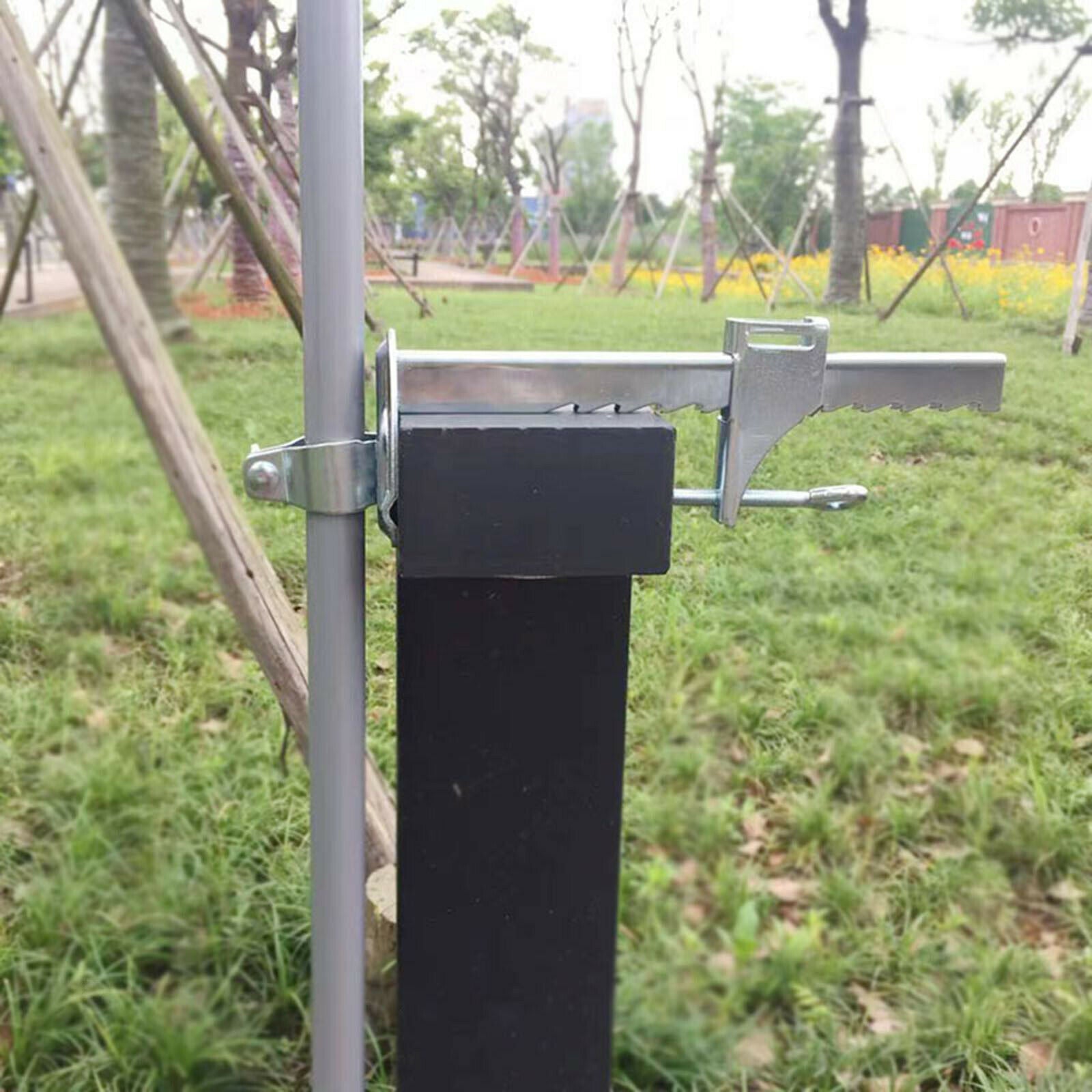 Fishing Umbrella Clamp Clip Bench Buddy Balcony Metal Garden Bracket Holder