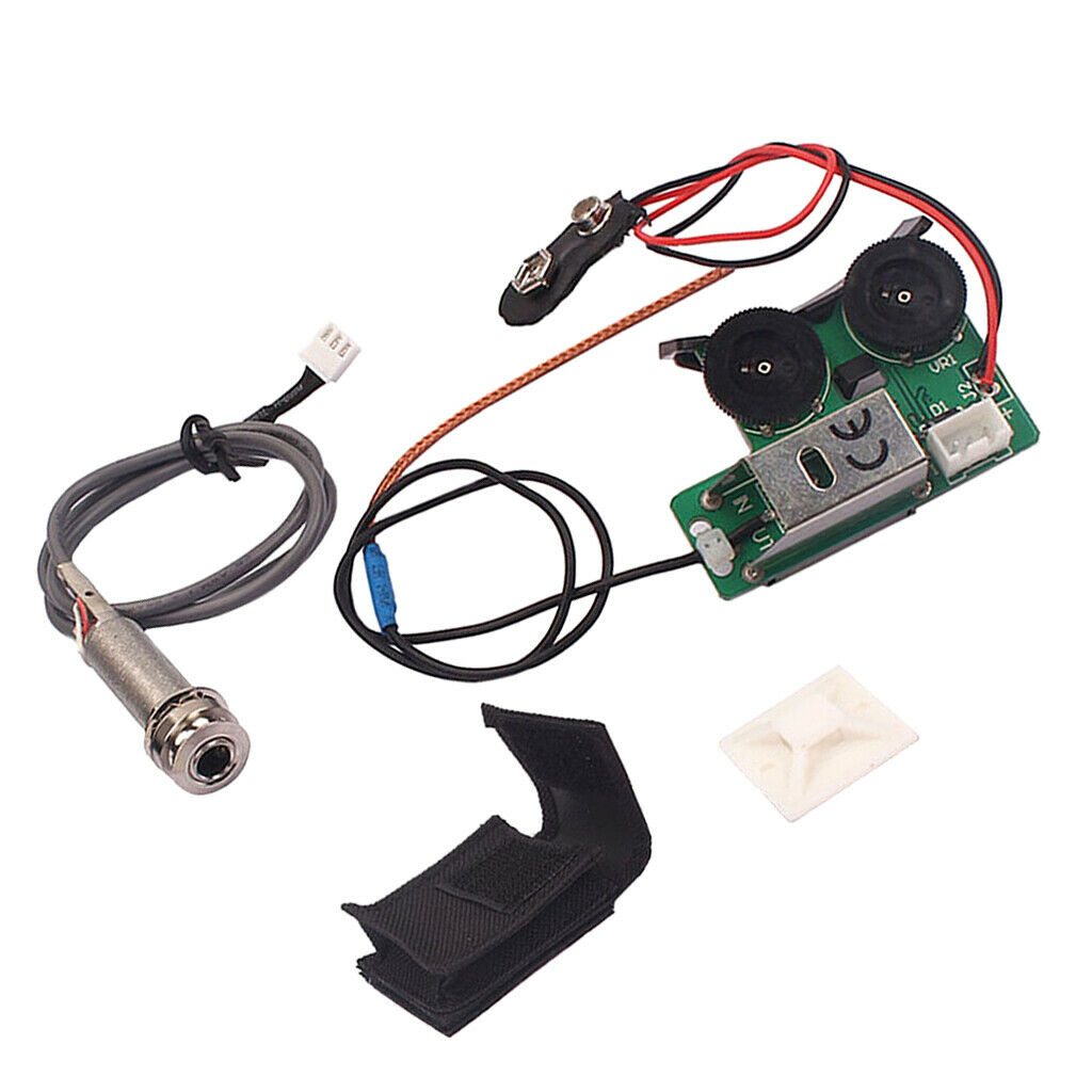 2 Band Piezo Pickup EQ Preamp System Great Sound for Folk Acoustic