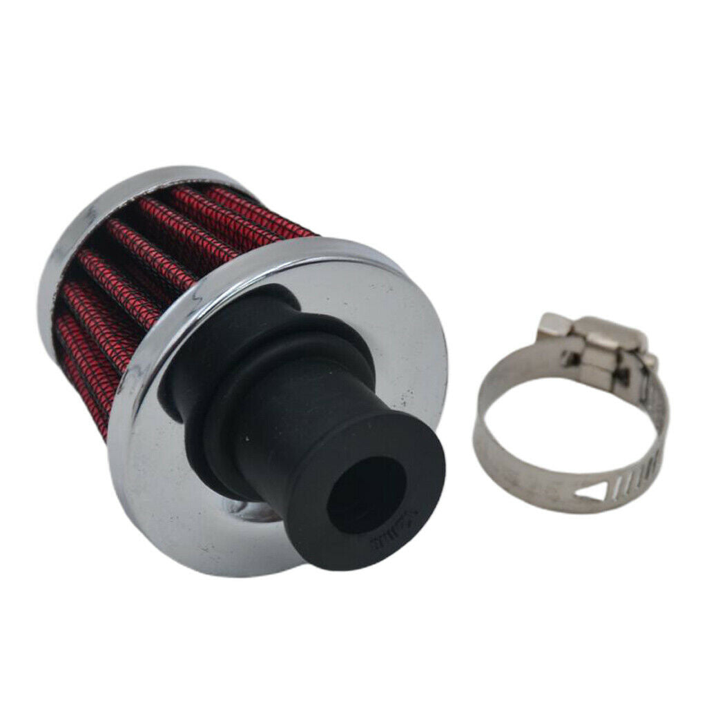 Car Cold 12mm Air Intake Filter Crank Case Vent Cover Breather High Quality