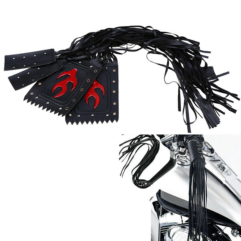 Motorbike Grip Lever Covers Straps Fringe Clutch Brake Streamers Tassel New