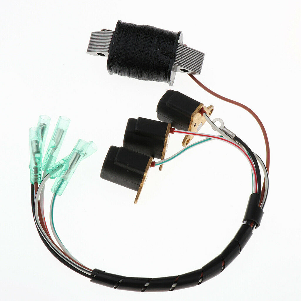 6H2-85520-10-00 Outboard Charge Coil Set For Yamaha C P 60HP 70HP 2 Stroke