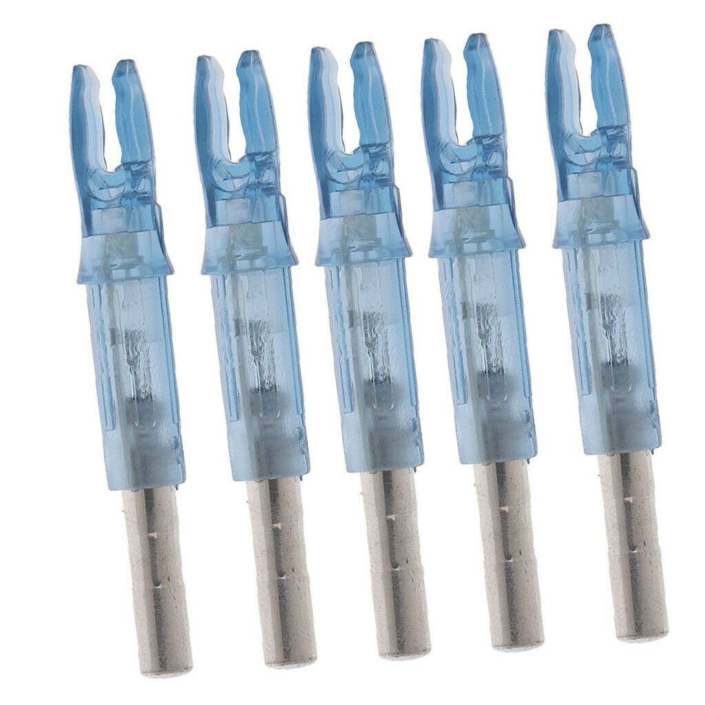 luminous illuminated nocktail arrow nock hunting suitable for 6.2mm