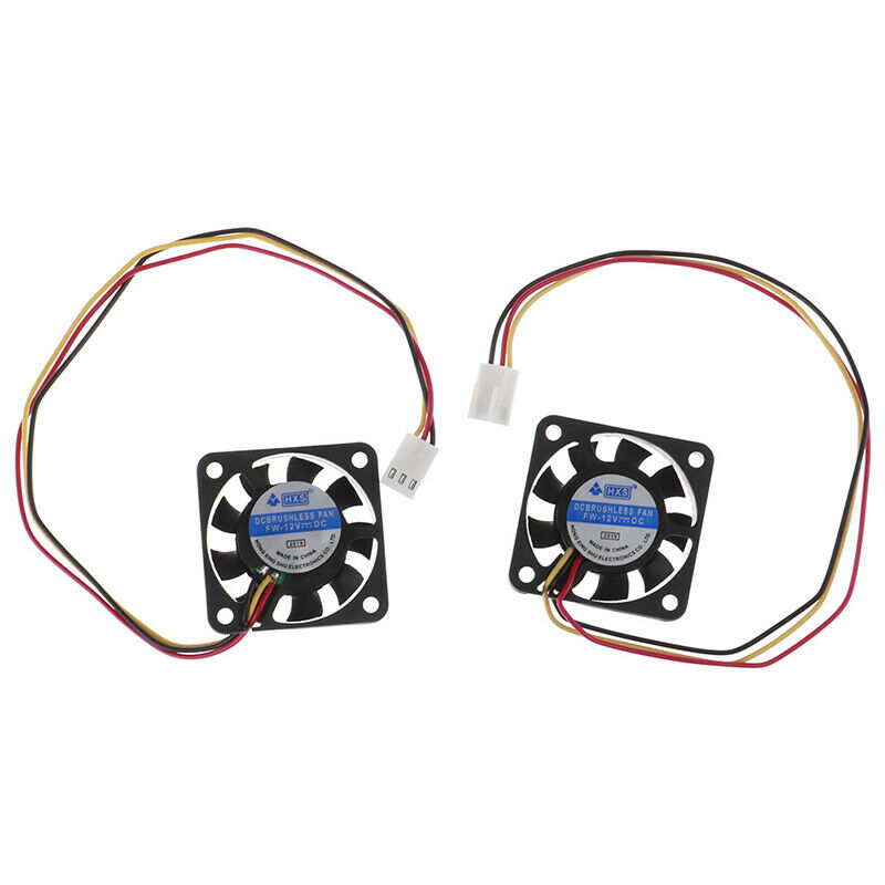 1PC 12V Mini Cooling Computer Fan - Small 40mm x 10mm DC Brushless 3-pin..l8