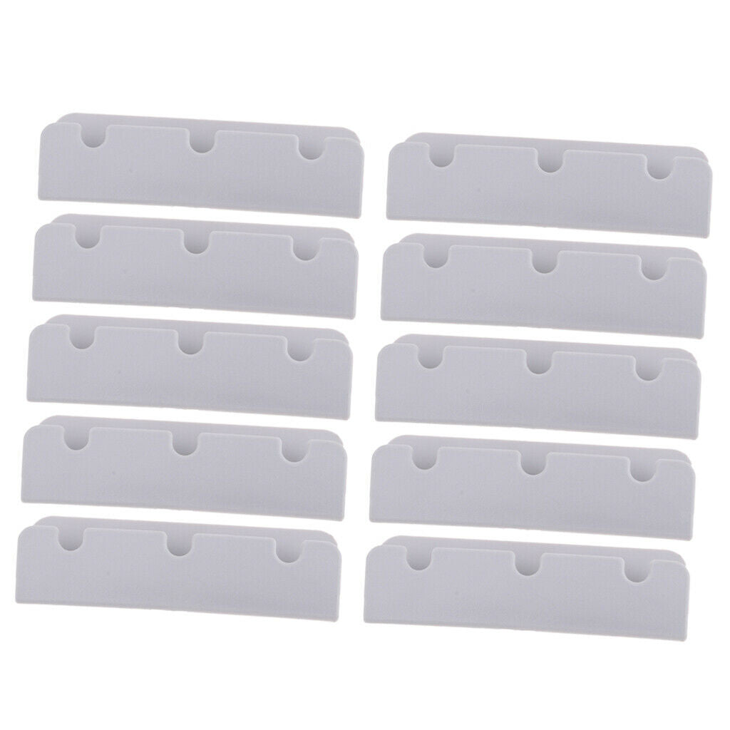 10x Durable Boat Seat Hook Clips Brackets Parts for Rubber Dinghy Yacht Gray