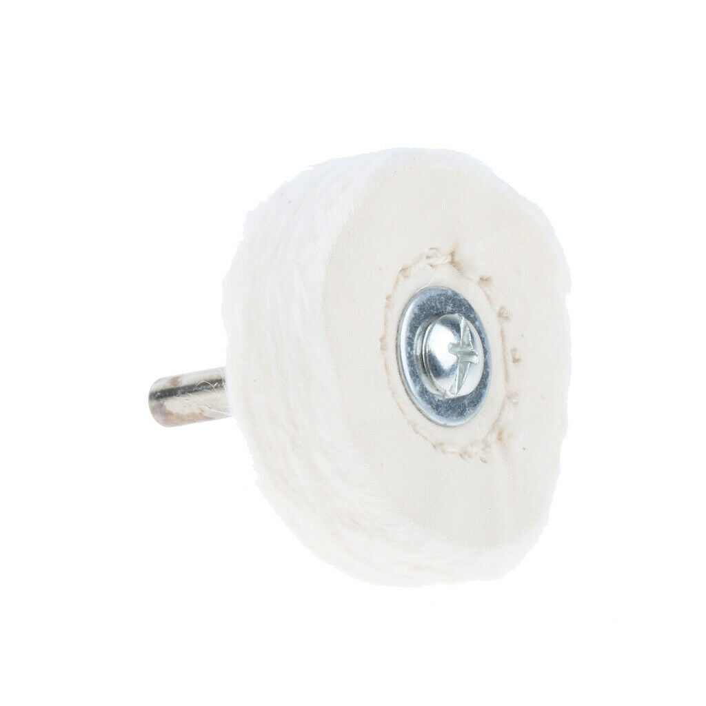 5 Pieces Polishing Buffing Cloth Wheels Mops on Electric Grinders 50mm