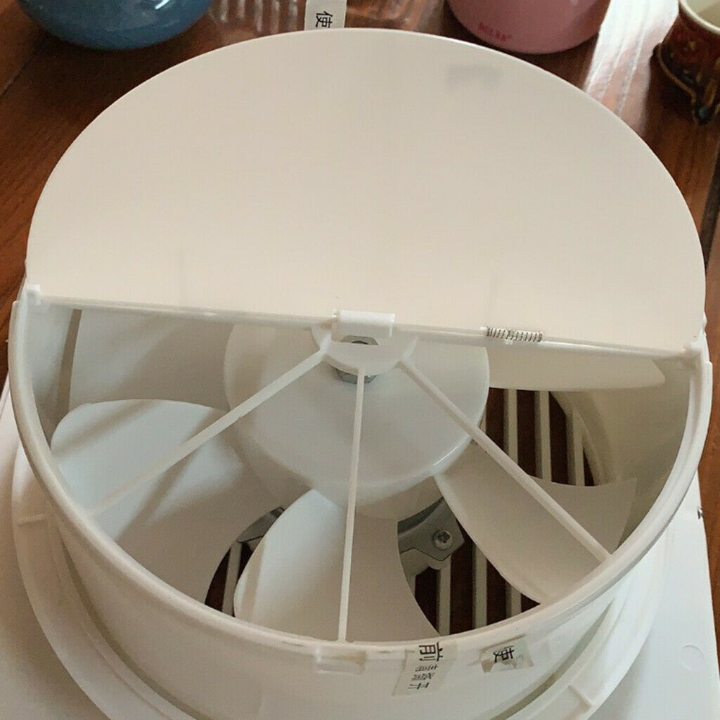 Kitchen Toilet Exhaust Fan Window Air Ventilation Blower Booster White 4inch