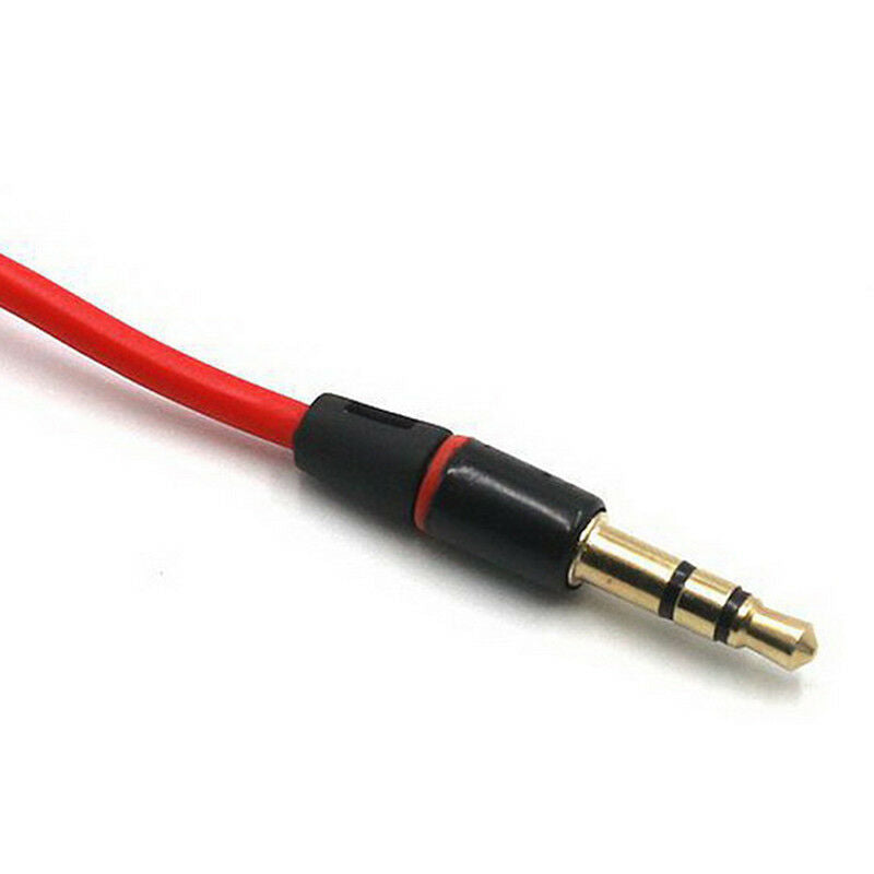 3.5MM Audio Aux Headphone Cable Extension Stereo Cord Red Male to FemaleA.l8