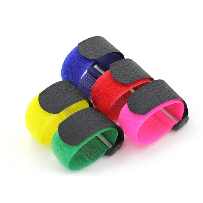 5pcs Outdoor Tied Strap Nylon Button Strap Anti-tie Fishing Rod Binding BeltBDA