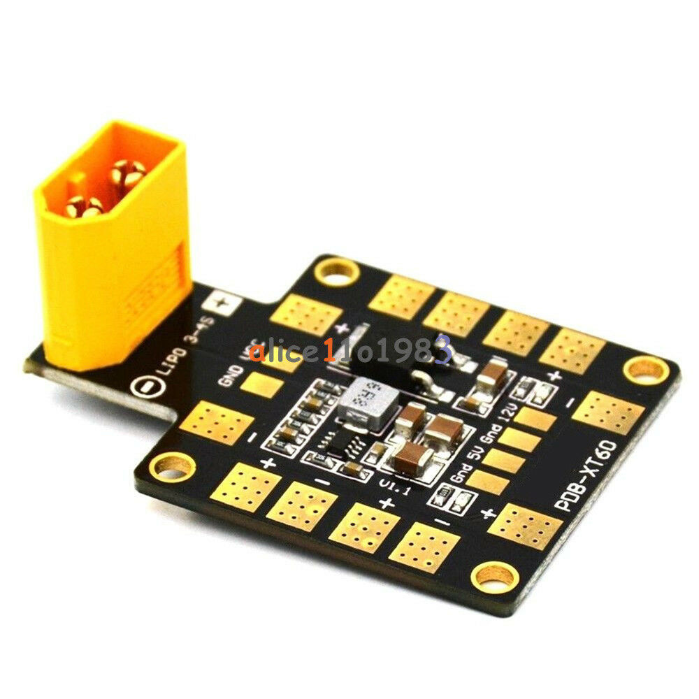 PDB-XT60 Power Hub Distribution Board BEC 5V 12V for Racing 250 210 Drone