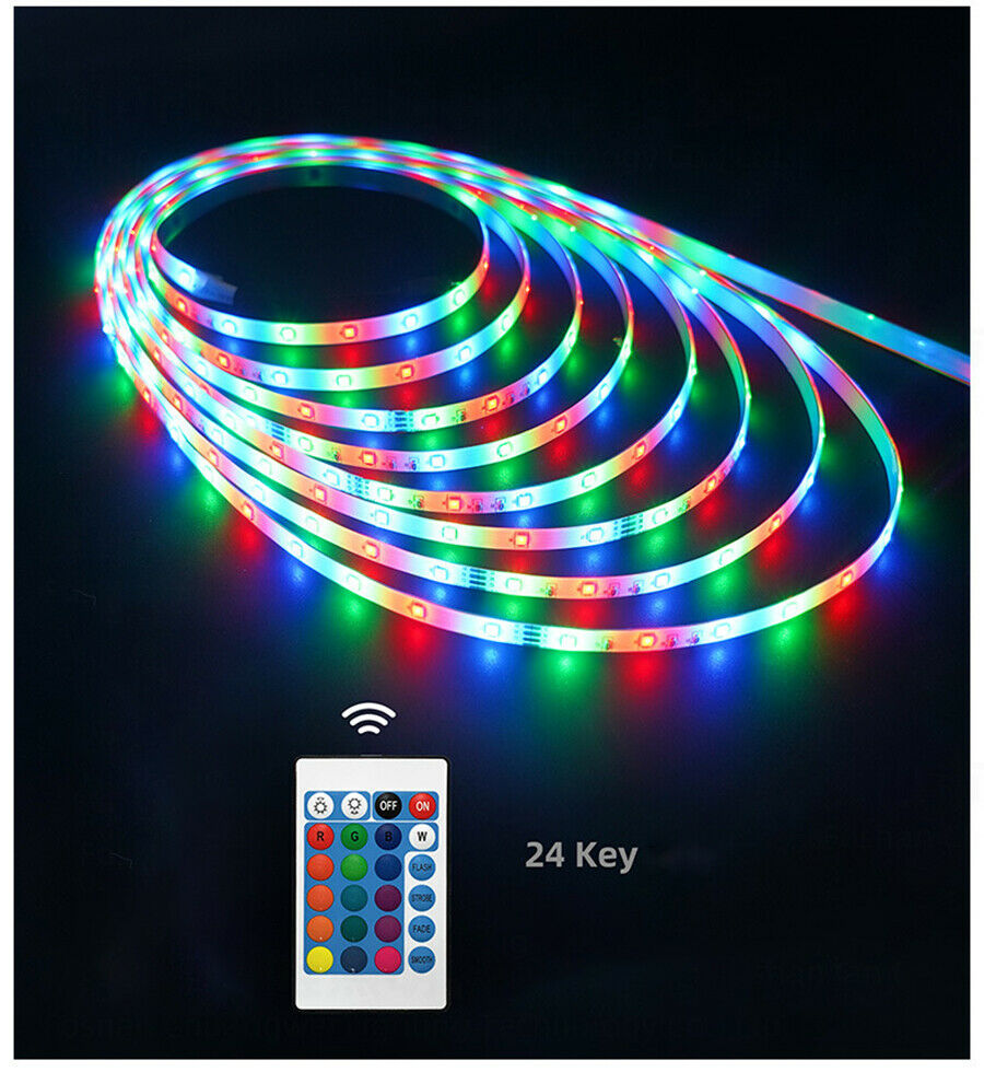 5M LED Strip Lights RGB Bar Light Kit Fit Home TV Backlight Lamp Ambient Light