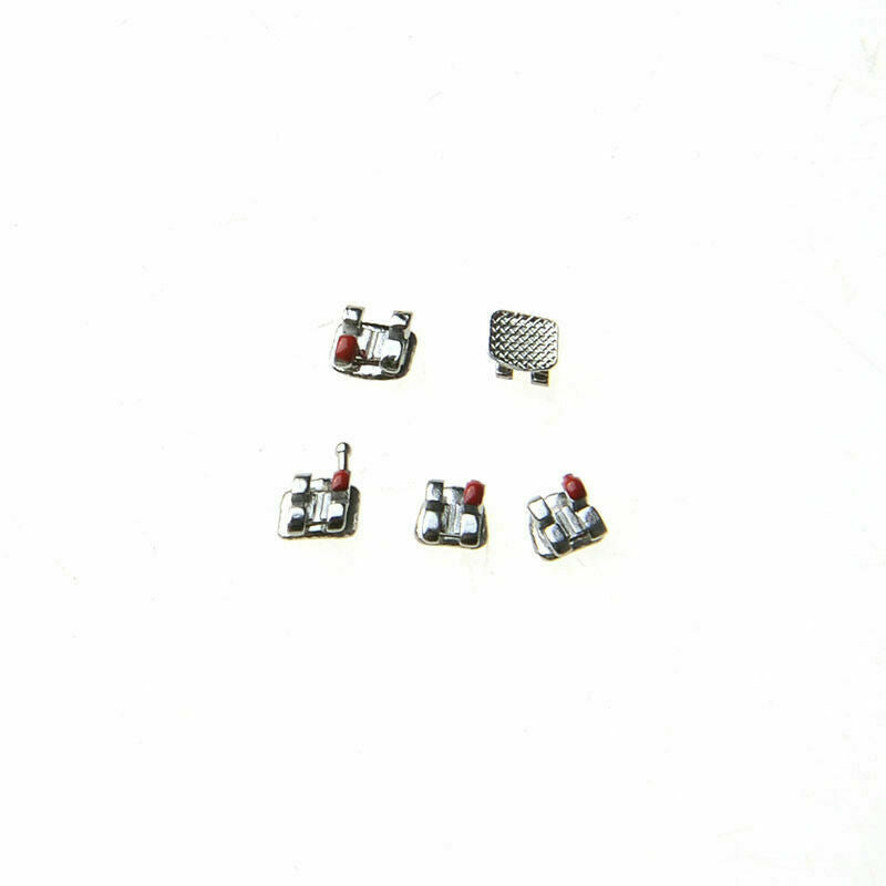 100packs Orthodontic Brackets Braces Dental Mini Roth Slot.018 Hooks 3 AZDENT CA