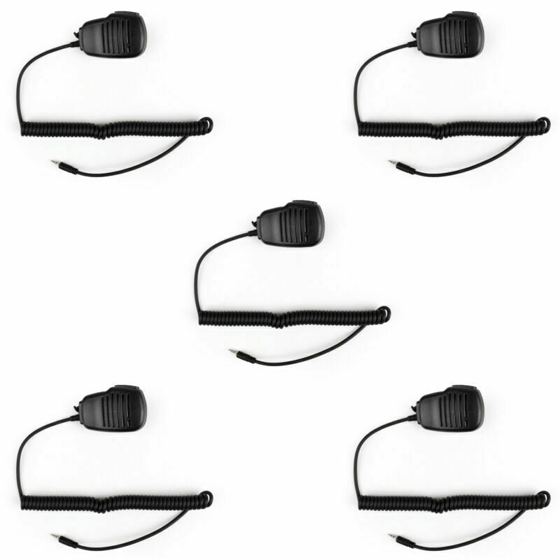 5X Speaker Shoulder Microphone PTT For Cobra CXT545 CXT425 CXT225 2-Way  AT2