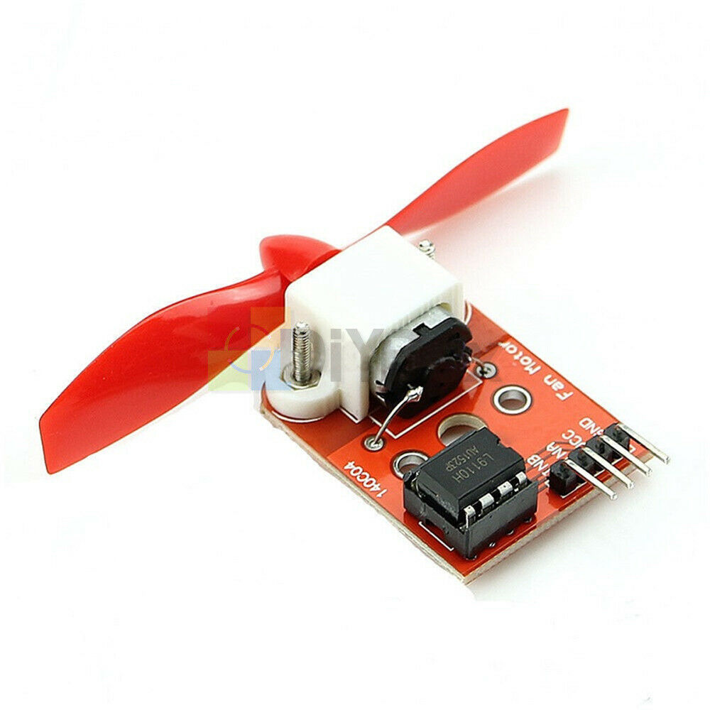Fit For Arduino DIY 5V L9110 Fan Motor Module Fan Propeller Firefighting Robot