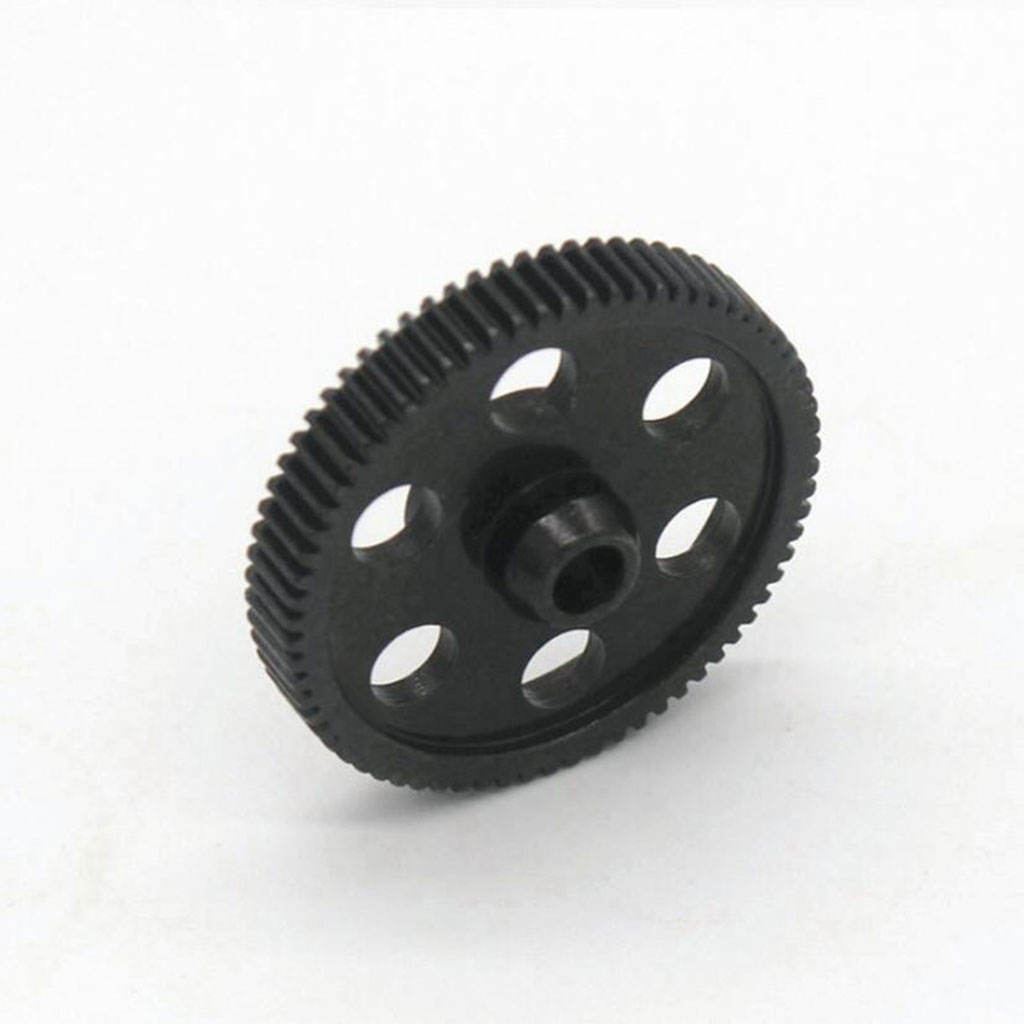 Black steel reduction gear 70T accessories for LC Racing Ptg-2 1/10