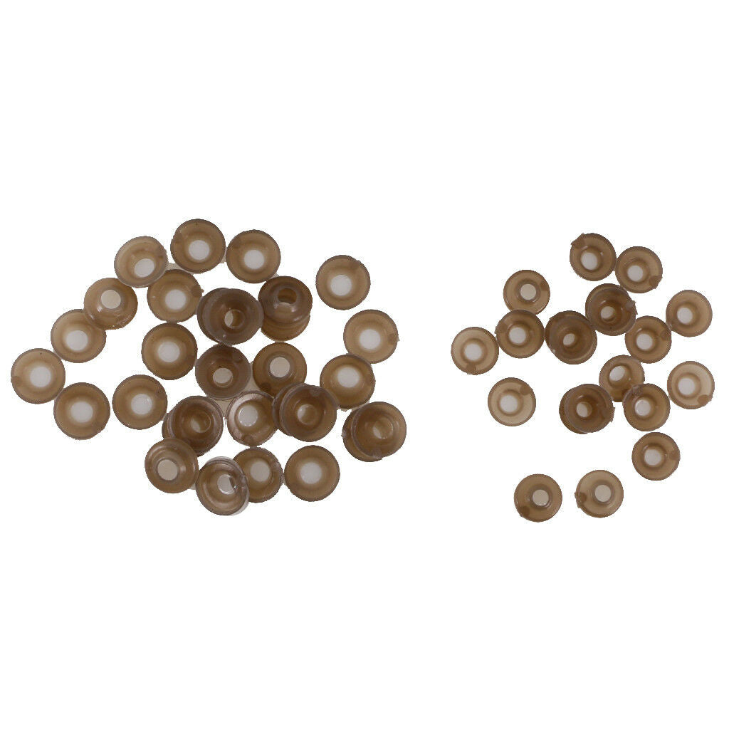 12-20mm Black Safety Eyes For Teddy Bear Animal Puppet DIY Craft 52pcs