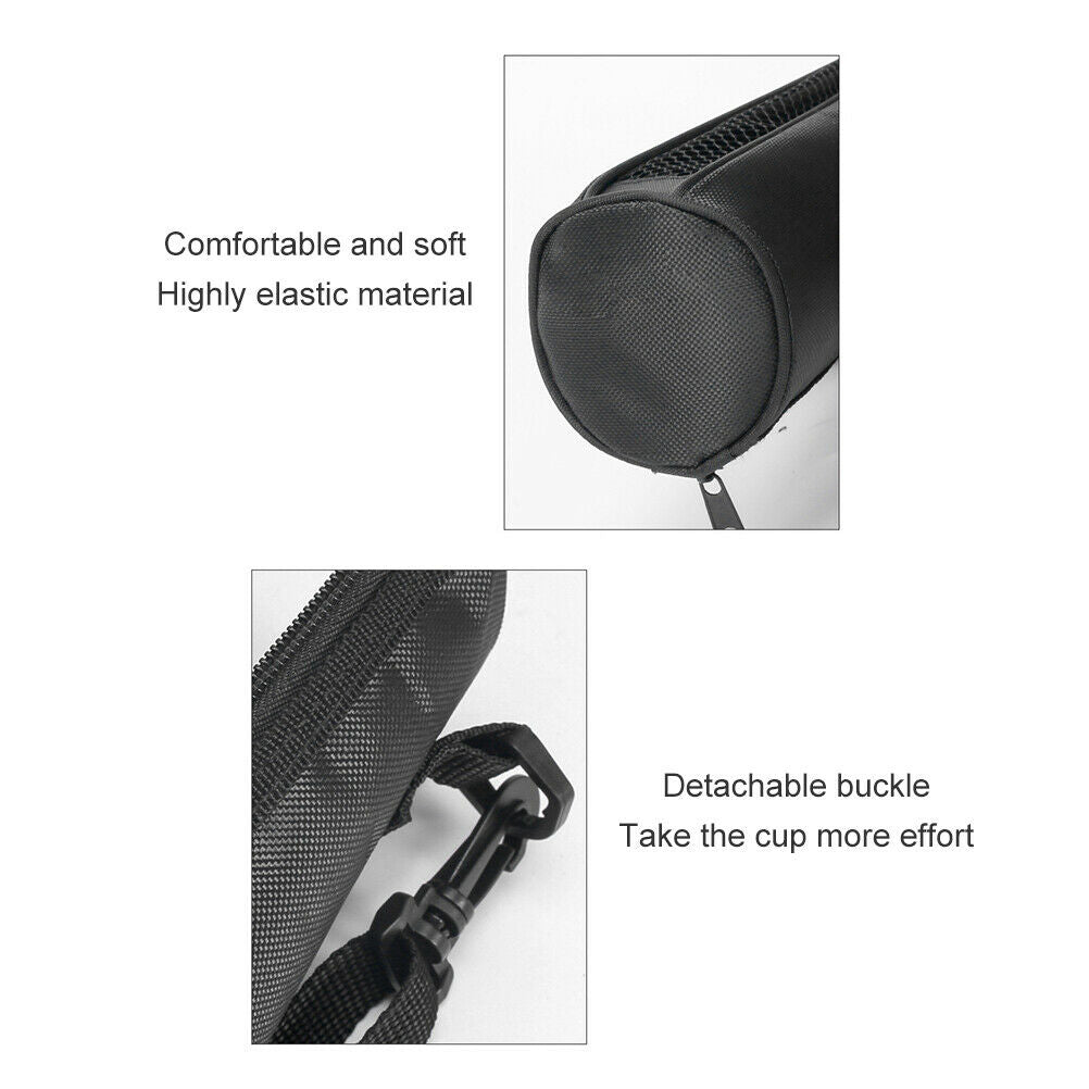 Portable Water Bottle Carrier Outdoor Bag with Detachable Shoulder Strap