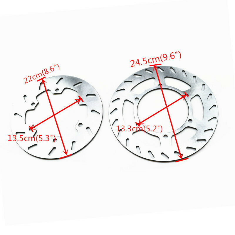 Front Rear Brake Disc Rotor For TTR250 WR200 92-94 DT200 92-93 DT230 Lanza 97-98