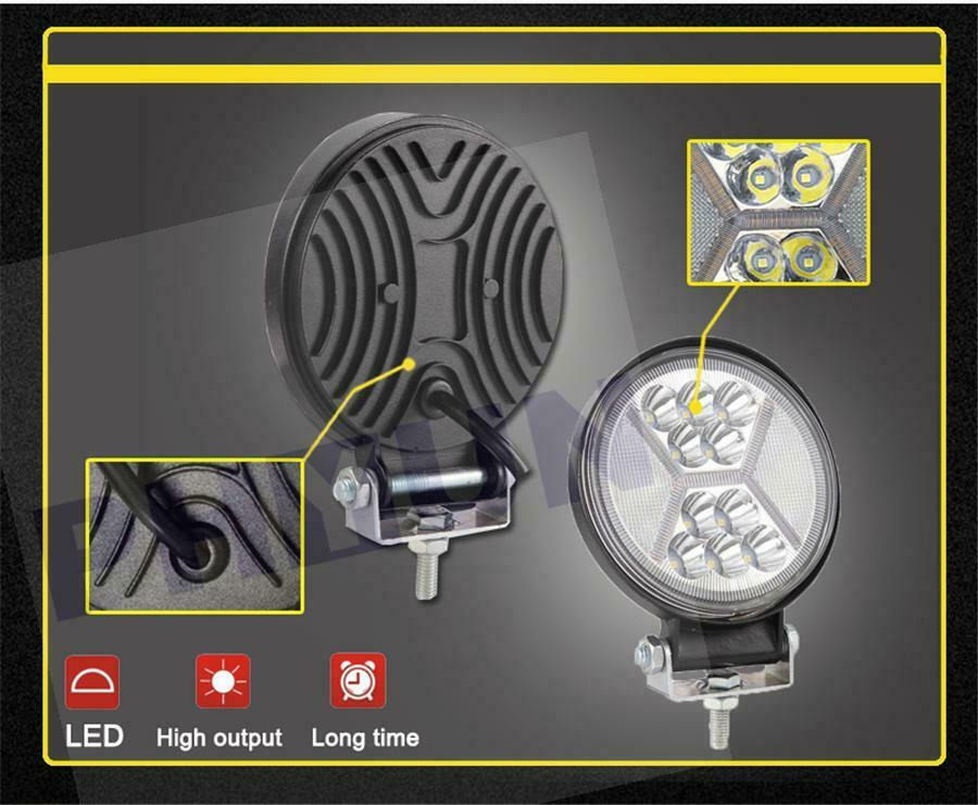 2pc 117W 4inch Spot Flood Light Bar Off Road 4x4 accessories Combo for Truck SUV