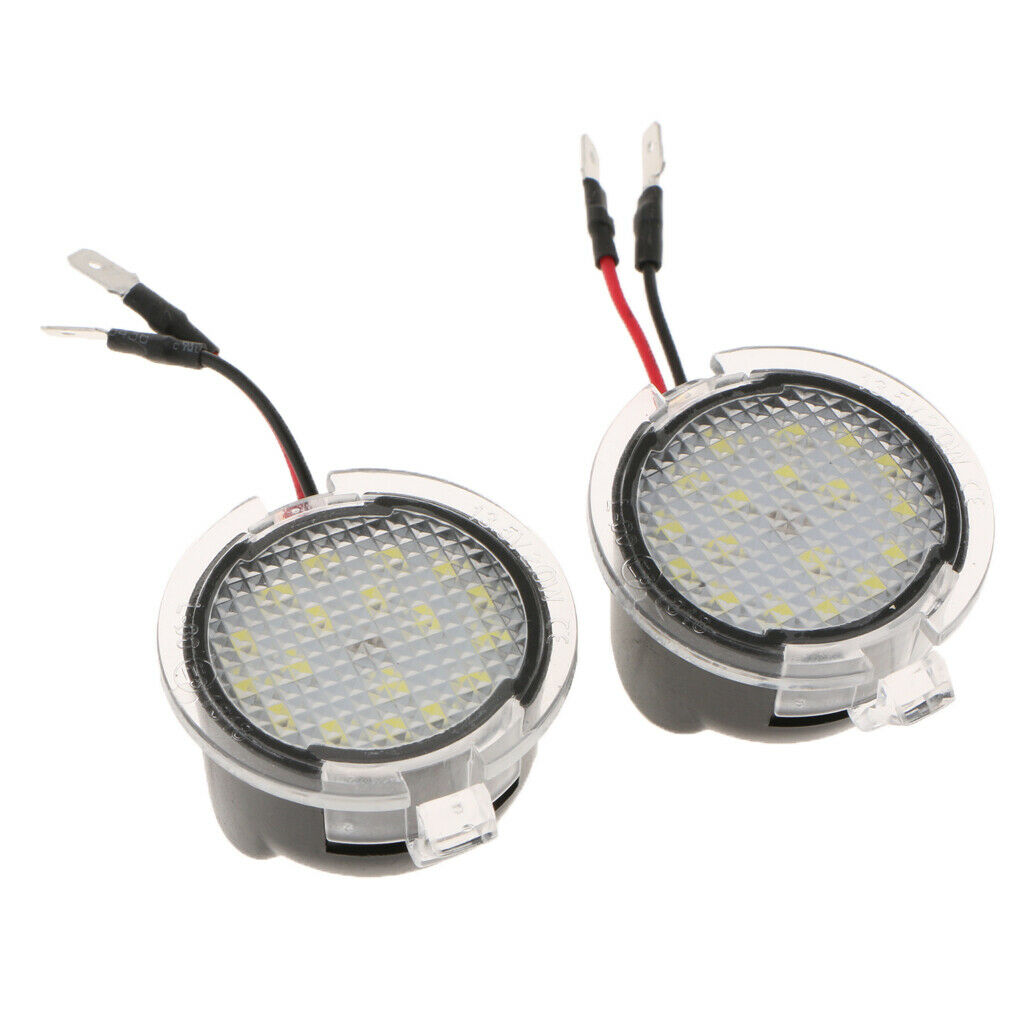 2PCS 6500K 18LED Side Mirror Puddle Light fits For Ford F-150 Explorer 11-18