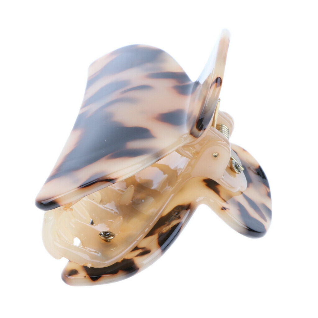 1xClassic Curved 8cm Long Large Strong Hair Claw Clip Clamp Grip Hair Accessory