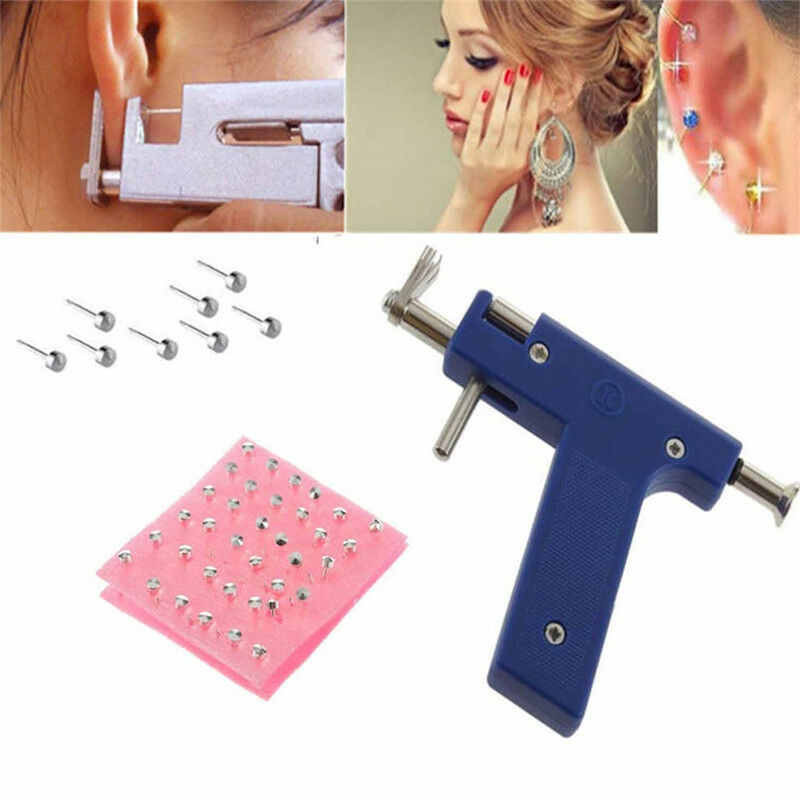 Professional Piercing Gun Steel Ear Nose Navel Body Piercing Body Jewelry Too Lt