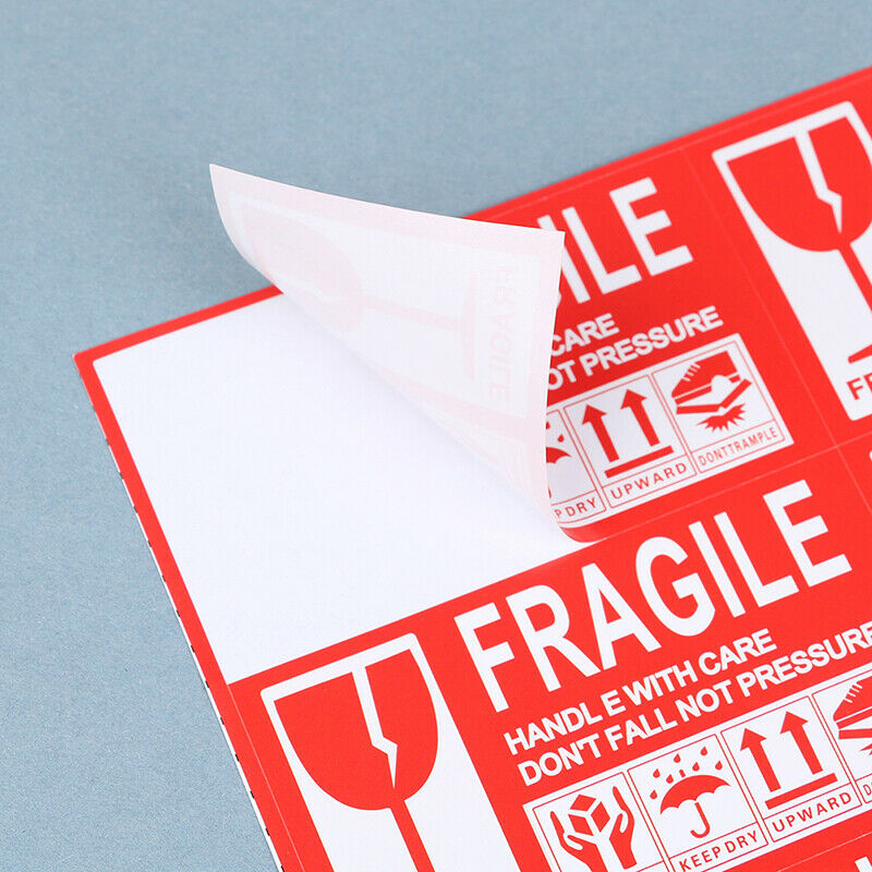 500Pcs Fragile Stickers Fragile Label Warning Labels Fragile Products StickeBDA