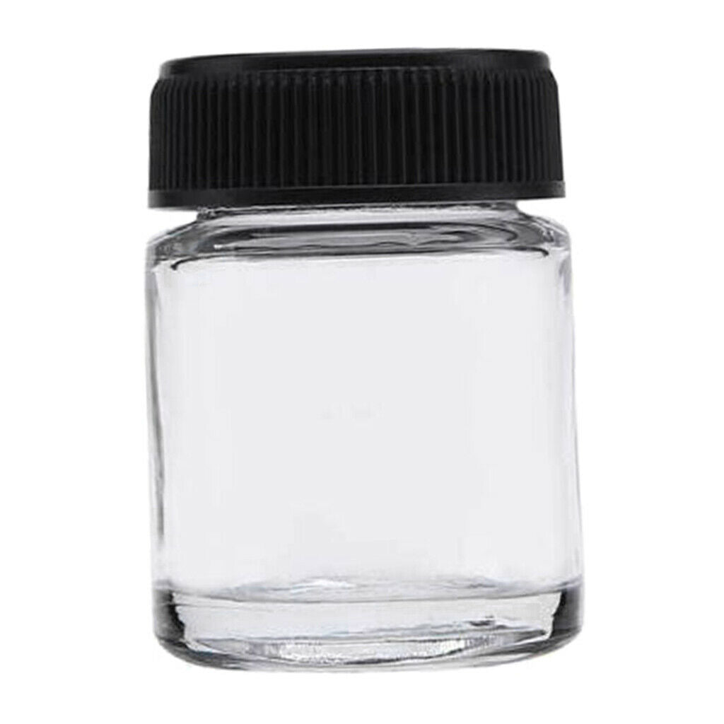 3/4oz Airbrushes Glass Jar Bottles Replacement Paint Bottles Container