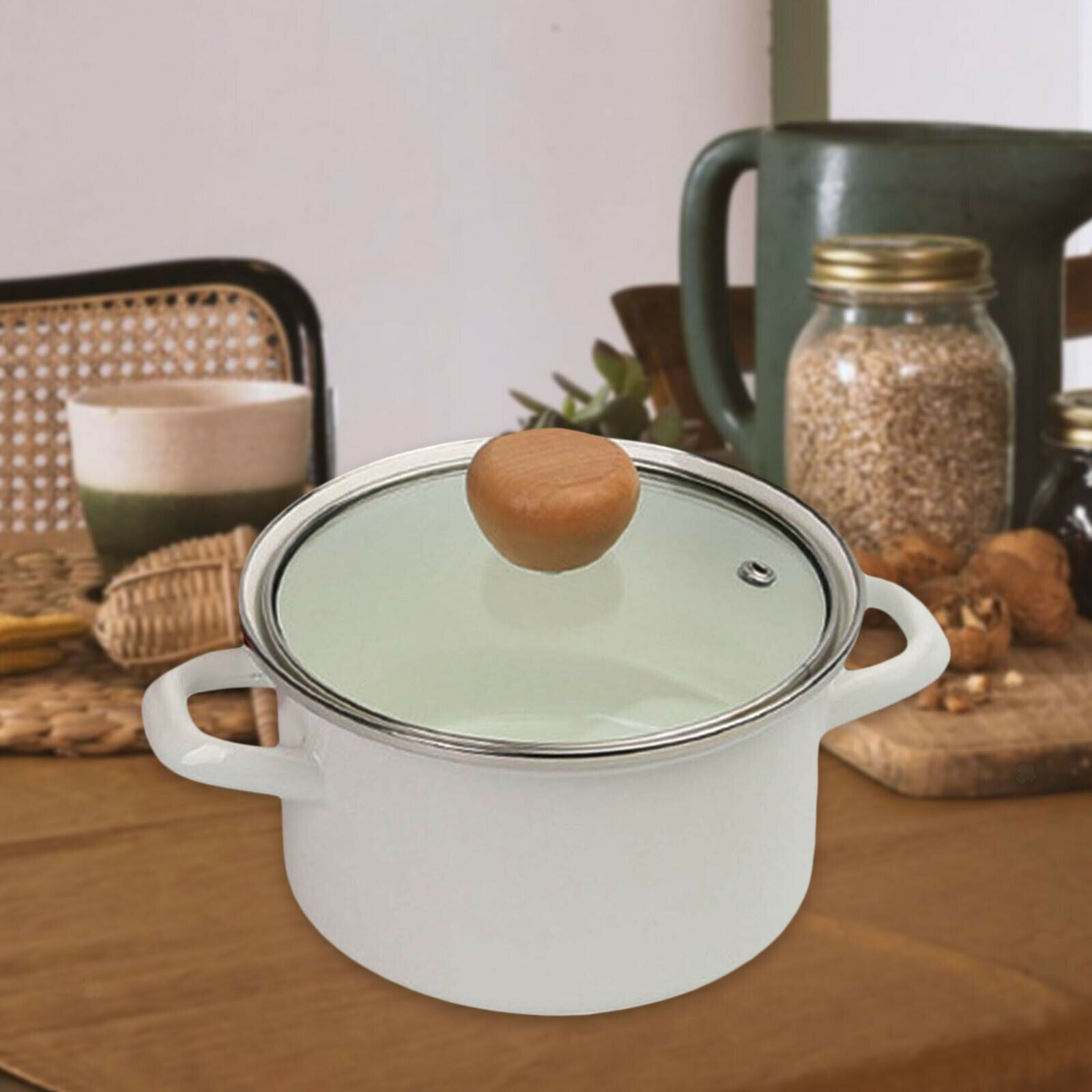 Multi-functional Saucepan Heat-Resistant Milk Pan Kitchen for Noodle Milk