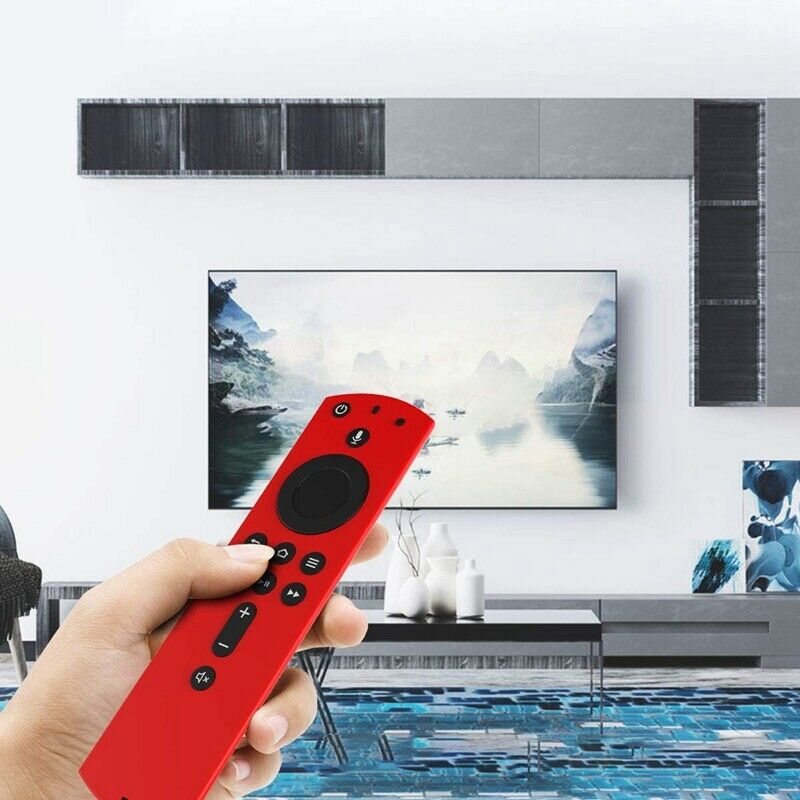2X(Silicone Remote Cover for Fire TV Stick 4K/Fire TV Square/Fire TV(3Rd GeR8E9)