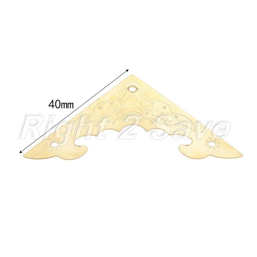 12x 40mm Jewelry Box Gift Wine Case Scrapbook Album Corner Protectors Decorative