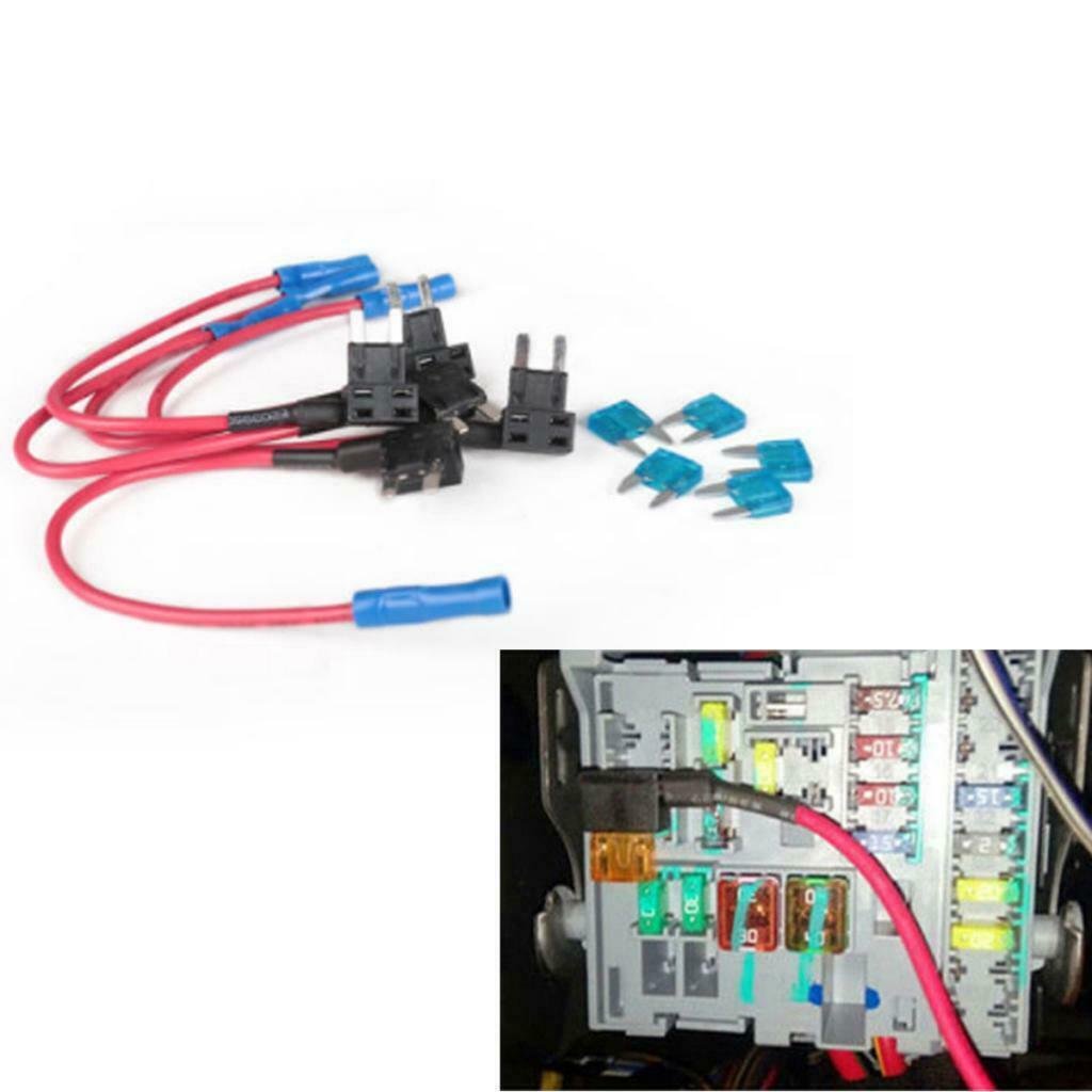 5X ATO ATC Add A Circuit Fuse Tap  Standard Blade Fuse Box Holder