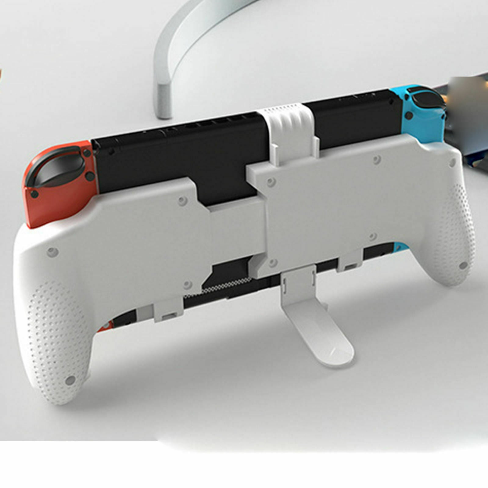Detachable Hand Grip Case Support Shockproof Organizer for NS Switch White
