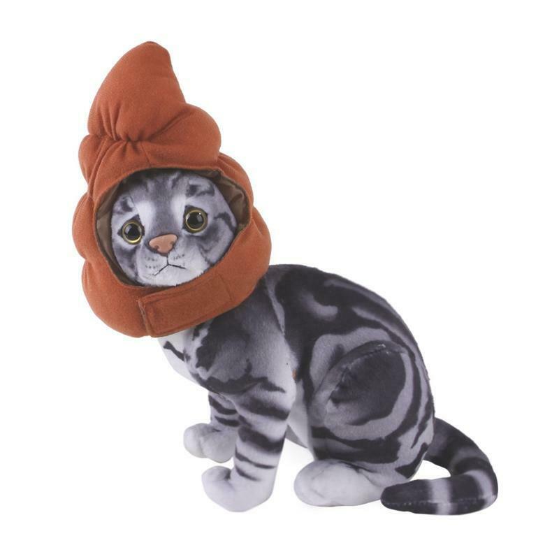 Pet Hat Poop Shaped Headwear Cat Funny Photo Props Suitable for Cats and Dogs