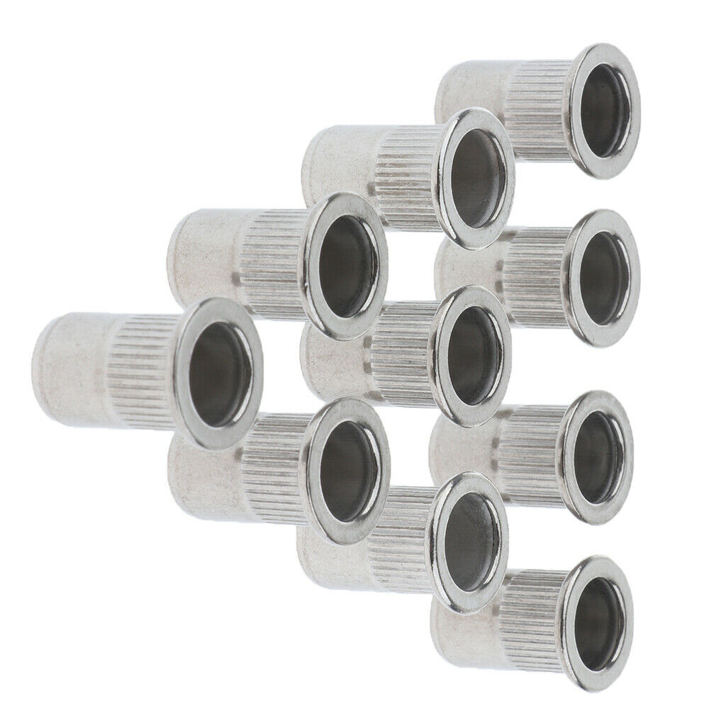 2X 10Pcs/Lot M4-M8 Stainless Steel Metric Thread Rivet Nut Rivnut Inserts Nut M8
