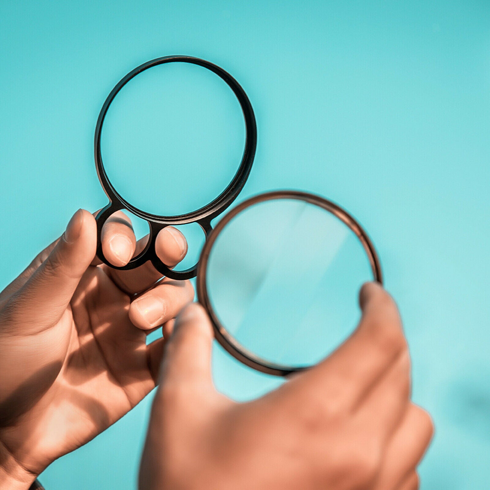 77mm Filter Kaleidoscope Handle 2 Finger Ring for Studio Photographers