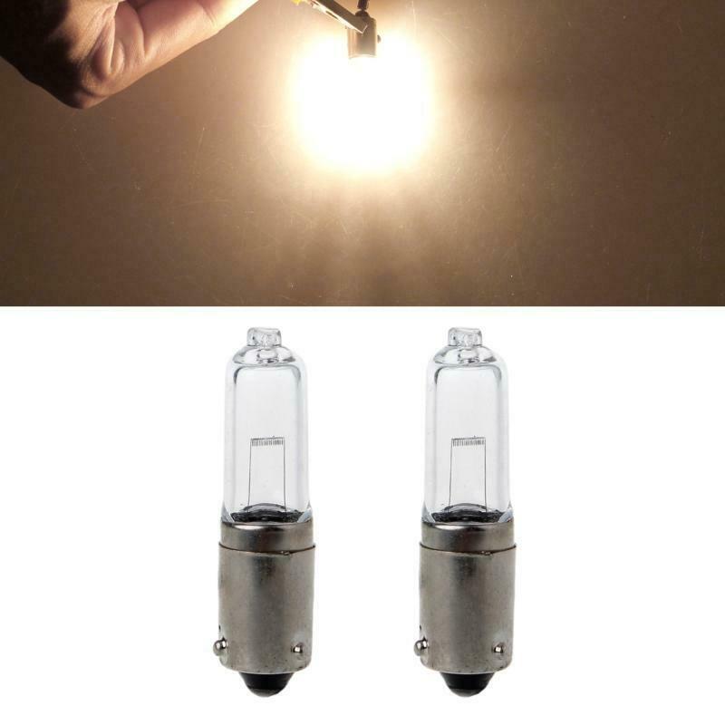 2x BAY9S H21W Halogen Light Bulb Backup Indicator Fog Car Lamp 12V 1.9A 250LM