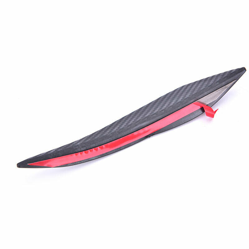 6x Carbon Fiber Car Front Bumper Canards Diffuser Lip Splitter Fins AccessorBDA