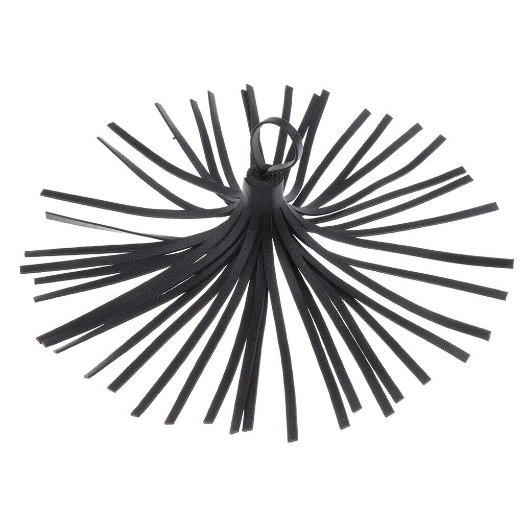 2 Pieces 10cm Leather Tassels Jewelry Accessories Jewelry Findings for Necklace