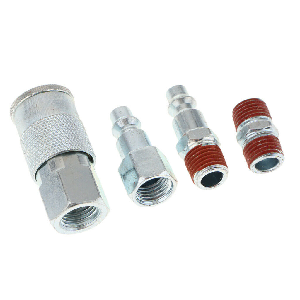 4-part 1/4 "NPT quick-change set for compressed air tools