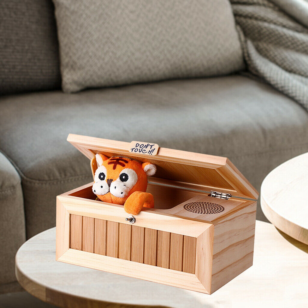 Electric Useless Box Funny Decompression Toys Desk Decor Battery Powered