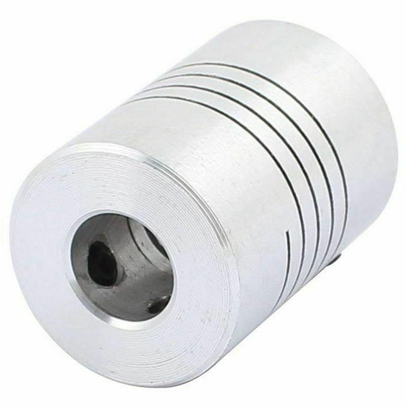 6mm to 8mm Shaft Coupling 25mm Length 18mm Diameter Stepper Motor Coupler AlumN6