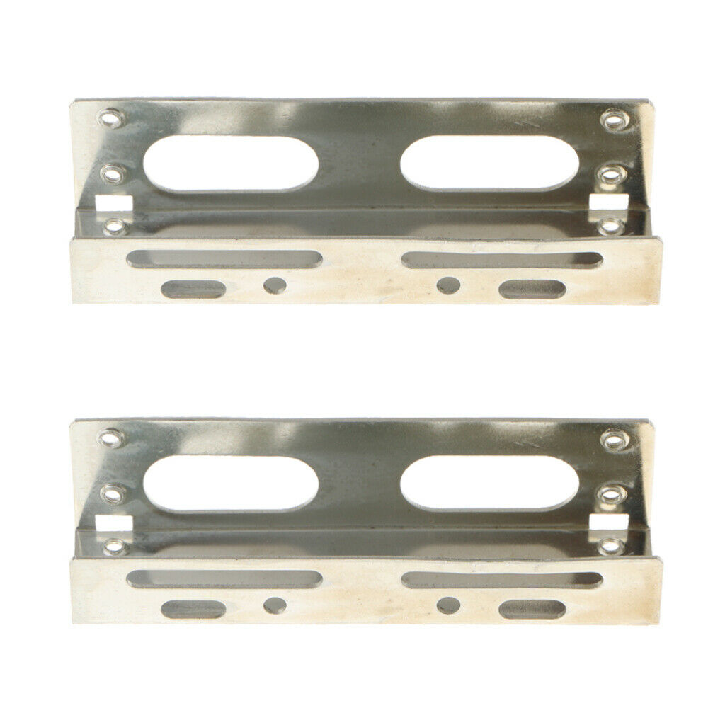 3.5'' To 5.25'' SSD HDD Mounting Adapter Kit Bracket Hard Drive Holder For PC