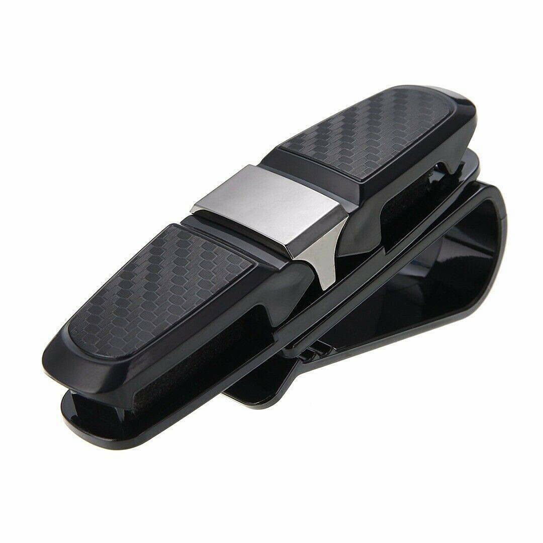 Auto Car Sun Visor Glasses Sunglasses Card Ticket Holder Clip Black Universal US